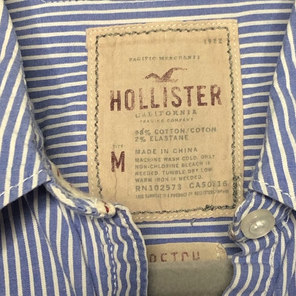Hollister Button down Long sleeve shirt striped - Picture 2 of 3